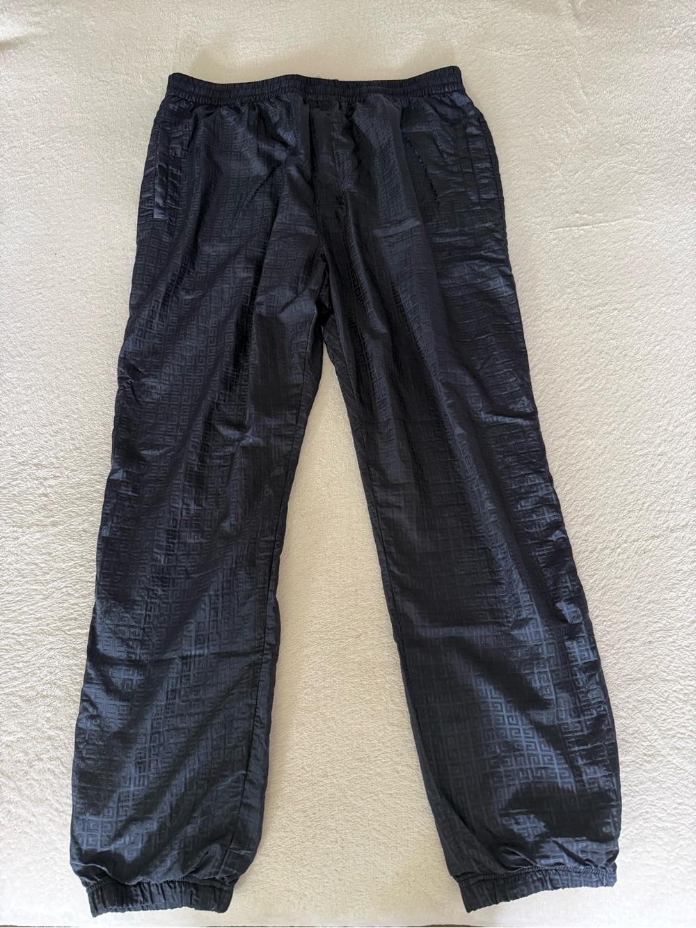 Men's Givenchy Black Elastic-Waist Track Pants